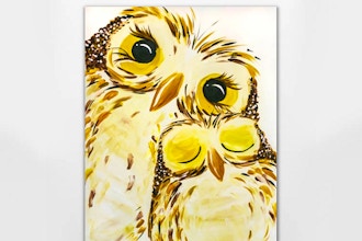 Paint Nite: Snowy Owl Snuggle